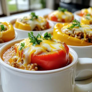 Slow Cooker Stuffed Pepper Soup Flavorful Comfort Dish