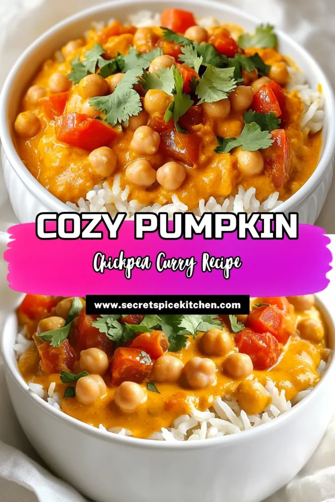 Savor the flavors of fall with this delightful Spiced Pumpkin Chickpea Curry! This easy recipe combines chickpeas and pumpkin puree with a blend of spices for a warm, comforting dish. Perfect for cozy dinners, this curry is not only delicious but also healthy and vegan. Ready in your slow cooker, it's a must-try! Click to discover the full recipe and elevate your dinner game today! #PumpkinCurry #VeganRecipes #SlowCooker #HealthyEating