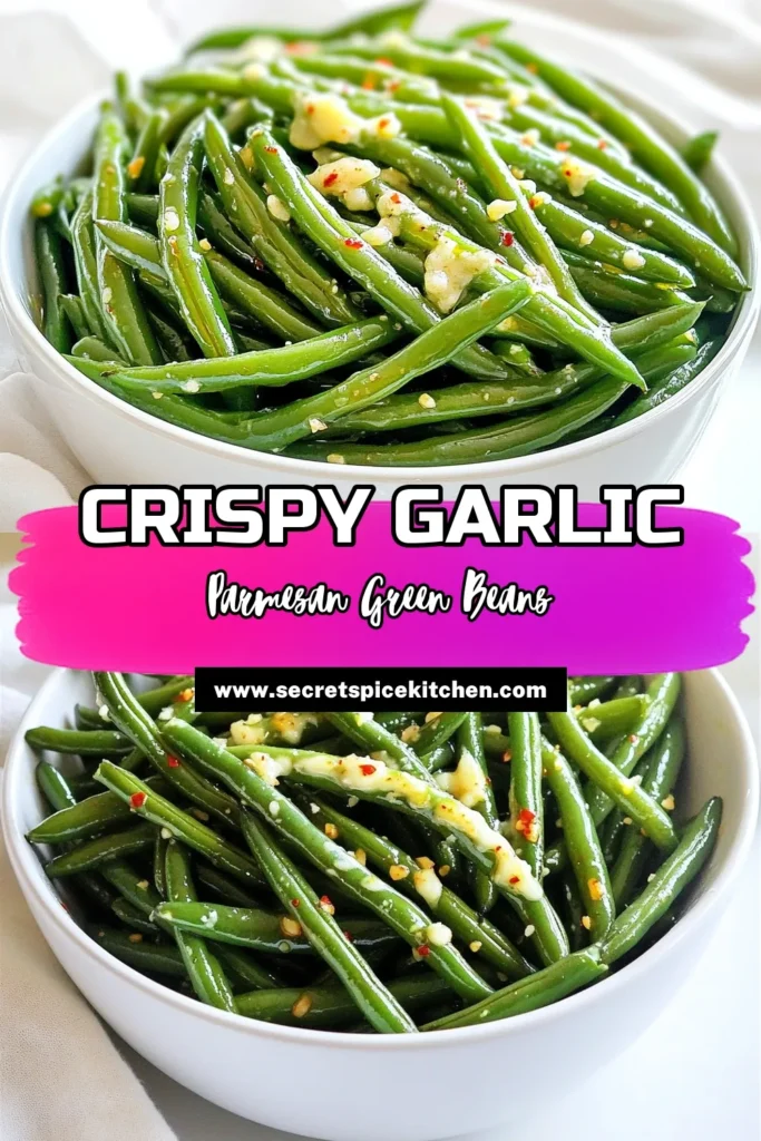 Enjoy a delicious side dish that's quick and easy to make with this Air Fryer Garlic Parmesan Green Beans recipe! With fresh green beans, garlic, and zesty Parmesan cheese, these crispy veggies are perfect for any meal. Discover how to achieve the ideal flavor and texture while keeping it healthy. Click through for the full recipe and impress your family at dinner tonight! #AirFryerRecipes #HealthyEating #GreenBeans #GarlicParmesan