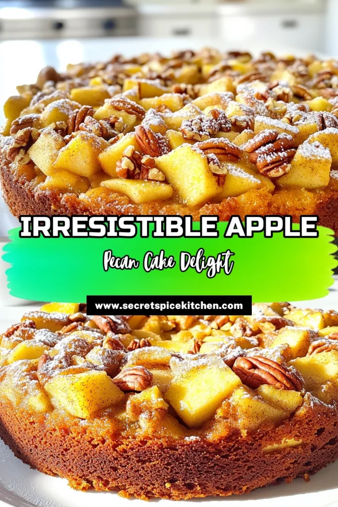 Indulge in the delicious flavors of Apple Pecan Coffee Cake with this easy recipe! Perfectly moist and packed with sweet apples and crunchy pecans, this delightful cake will be a hit at any gathering or cozy morning coffee break. Explore the step-by-step guide and impress your family and friends with your baking skills. Click through for the full recipe and enjoy every bite! #ApplePecanCoffeeCake #Baking #DessertRecipes #CozyBaking