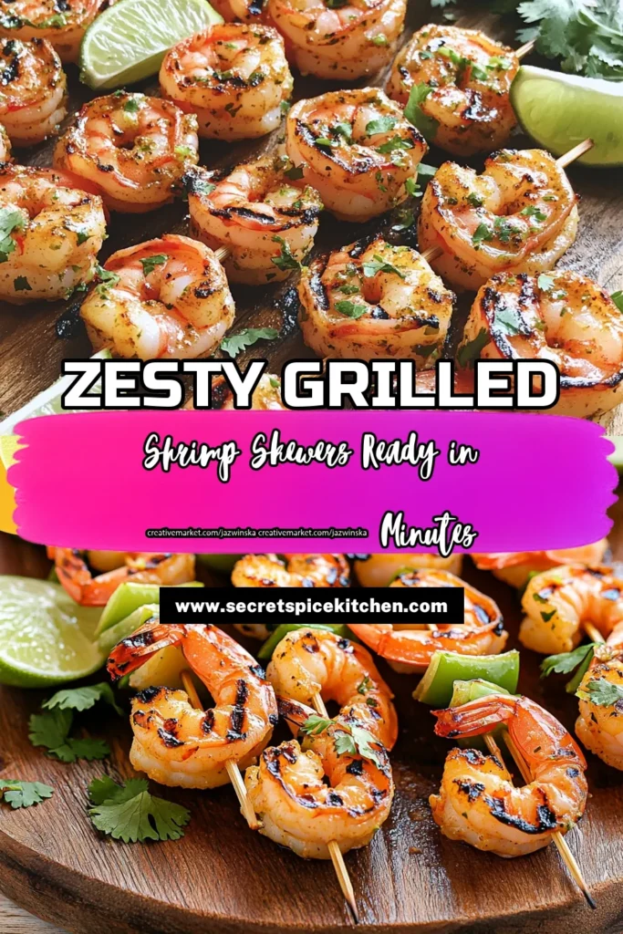 Spice up your summer with these delicious Chili Lime Grilled Shrimp Skewers! Packed with zesty flavors from lime and a hint of heat from chili, this easy recipe is perfect for grilling season. In just 40 minutes, you can serve up a mouthwatering dish that's sure to impress. Click through to explore the full recipe and bring a burst of flavor to your next outdoor gathering! #GrilledShrimp #SummerRecipes #SeafoodLovers #BBQDelights