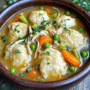 - 1.5 pounds boneless, skinless chicken thighs - 4 cups low-sodium chicken broth - 2 cups carrots, sliced - 1 cup celery, diced - 1 onion, diced - 3 cloves garlic, minced - 1 teaspoon dried thyme - 1 teaspoon dried rosemary - 1 teaspoon onion powder - 1/2 teaspoon black pepper - 1 can (16 oz) refrigerated biscuit dough - 1 cup frozen peas - 2 tablespoons cornstarch (optional, for thickening) - 2 tablespoons fresh parsley, chopped, for garnish Gathering the right ingredients is key for a great dish. Start with 1.5 pounds of chicken thighs. I recommend boneless and skinless for easy cooking. Next, you need 4 cups of low-sodium chicken broth. This broth adds depth to the flavor. For veggies, slice 2 cups of carrots and dice 1 cup of celery. Adding 1 diced onion will bring a lovely sweetness. Don’t forget 3 minced cloves of garlic. It packs a tasty punch! For seasonings, use 1 teaspoon each of dried thyme and rosemary. These herbs bring warmth. Add 1 teaspoon of onion powder and 1/2 teaspoon of black pepper for extra flavor. Now let’s talk about dumplings. Grab 1 can of refrigerated biscuit dough. This will make it quick and easy. Toss in 1 cup of frozen peas for color and nutrition. If you want a thicker broth, use 2 tablespoons of cornstarch. Lastly, finish with 2 tablespoons of chopped fresh parsley for a bright touch. With these ingredients, you're ready to create a cozy meal that warms the heart! First, grab your slow cooker. Add 1.5 pounds of boneless, skinless chicken thighs. Next, toss in 2 cups of sliced carrots, 1 cup of diced celery, and 1 diced onion. Don’t forget the 3 cloves of minced garlic! Now, sprinkle in 1 teaspoon of dried thyme, 1 teaspoon of dried rosemary, 1 teaspoon of onion powder, and 1/2 teaspoon of black pepper. Finally, pour in 4 cups of low-sodium chicken broth. Give everything a good stir to mix it up. Now, set your slow cooker to low heat. Let it cook for 6-8 hours or on high heat for 3-4 hours. You want the chicken to be fully cooked and tender. Check it after a few hours to see how it’s doing! When the chicken is cooked, carefully remove it from the slow cooker. Use two forks to shred the chicken into bite-sized pieces. This step adds great texture! Return the shredded chicken back into the slow cooker and stir it in. Open a can of refrigerated biscuit dough. Cut each biscuit into quarters. Gently drop these dough pieces into the slow cooker. Make sure they are spread out evenly in the broth. Cover the slow cooker and cook on high for an additional 30-40 minutes. Check for fluffiness and ensure the dumplings are fully cooked. They should rise nicely and look golden! If you want to thicken the broth, prepare a cornstarch slurry. Mix 2 tablespoons of cornstarch with a little water and stir it in. Add 1 cup of frozen peas at this point. Stir gently to combine everything before serving. To get the best dumplings, cut the biscuit dough into equal pieces. Make sure to drop them gently into the broth. This way, they cook evenly. Keep some space between each piece. This will help them rise and become fluffy. For cooking time, check the dumplings after 30 minutes. They should be light and airy, not doughy. You can add more flavor with a pinch of garlic powder or some smoked paprika. Fresh herbs like thyme or parsley brighten the dish. Try adding peas or corn for a sweet touch. They add color and extra nutrition. Consider stirring in some chopped spinach for a healthy boost. Use the low setting for a longer cook time of 6-8 hours. This will make the chicken tender and juicy. If you’re short on time, the high setting works well too. Set it for 3-4 hours instead. If you have a different slow cooker model, adjust times as needed. Always check the chicken is cooked through before serving. {{image_2}} Adding fresh herbs makes your dish pop with flavor. Use herbs like parsley, thyme, or rosemary. You can add them at the start or near the end of cooking. Fresh herbs are often more aromatic than dried ones. If you have dried herbs, use about one-third of the amount. This keeps the taste bright without being overpowering. For a lighter meal, swap chicken thighs for chicken breast. Chicken breast has less fat and fewer calories. You can also consider low-carb or gluten-free options. Try using cauliflower instead of dumplings. This will give you a tasty, healthy twist on the classic dish. Boost nutrition by adding seasonal vegetables. Consider fresh green beans, sweet potatoes, or zucchini. These veggies add color and flavor. You can also sneak in spinach or kale for extra vitamins. They won’t change the taste much, but they will make your meal healthier. To keep your chicken and dumplings fresh, store leftovers in the fridge. Use airtight containers to prevent moisture loss. Let the dish cool before sealing. This helps keep the flavors intact. Try to enjoy your leftovers within three days for the best taste. When it comes to reheating, the best method is the stove. Gently heat the chicken and dumplings in a pot. Stir often to prevent sticking. If using a microwave, use a microwave-safe dish. Heat in short bursts, stirring in between. To refresh the dumplings, add a splash of chicken broth. This keeps them soft and moist. If you want to freeze the dish, cool it completely first. Use freezer-safe containers to avoid freezer burn. Label with the date to track freshness. When ready to eat, thaw in the fridge overnight. Reheat on the stove, adding broth to restore moisture. This method helps keep the dish's quality and flavor. Yes, you can use frozen chicken thighs in this recipe. Cooking from frozen is easy in a slow cooker. Just add the frozen chicken thighs directly to the pot with the broth and veggies. You should increase the cooking time by about 1-2 hours. Ensure the chicken reaches an internal temperature of 165°F for safety. This method keeps the chicken moist and flavorful. If you don't have biscuit dough, you can make dumplings from scratch. Combine 2 cups of flour, 1 tablespoon of baking powder, and a pinch of salt. Then stir in 3/4 cup of milk until just mixed. Drop spoonfuls of this dough onto the stew. Another option is to use gnocchi or even store-bought dumplings. Both are tasty and save time. The chicken is fully cooked when it reaches an internal temperature of 165°F. You can use a meat thermometer for accuracy. The meat should be tender and shred easily with a fork. This ensures it’s safe to eat and delicious in your dish. Yes, you can prepare this recipe ahead of time. You can chop the veggies and place them in the slow cooker with the chicken and broth. Store it in the fridge overnight. In the morning, just set the slow cooker and enjoy a warm meal later. This makes busy days much easier. This blog post guides you through making delicious chicken and dumplings. We started with fresh ingredients like chicken thighs, veggies, and seasonings. Then, we detailed step-by-step cooking in a slow cooker, ensuring tender chicken and fluffy dumplings. Remember, you can customize this dish to your taste and dietary needs. Enjoy experimenting with flavors or adding extra vegetables. This comforting recipe makes meals easy and satisfying. With the right tips, you’ll impress your family and friends every time. Happy cooking!