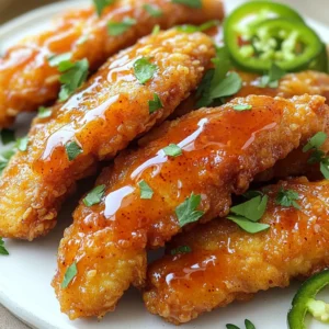 Hot Honey Chicken Tenders Crispy and Flavorful Dish