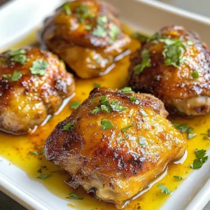- 4 boneless, skinless chicken thighs - 3 tablespoons honey - 2 tablespoons olive oil - 1 teaspoon ground cumin - 1 teaspoon ground coriander - 1 teaspoon ground cinnamon - ½ teaspoon allspice - 1 teaspoon paprika - 2 garlic cloves, minced - Juice of 1 lemon - Salt and pepper, to taste - Fresh parsley, chopped (for garnish) The chicken thighs bring great flavor and tenderness. They soak up the marinade well. Honey adds a nice sweetness. It balances the spices perfectly. Olive oil helps to keep the chicken moist. Spices like cumin and coriander add warmth. Cinnamon and allspice give it a cozy taste. Garlic adds a punch of flavor. Lemon juice brightens the dish. Fresh parsley adds color and freshness at the end. If you can’t find chicken thighs, use chicken breasts. They will still taste great but may be less juicy. For honey, maple syrup works well too. If you're out of coriander, try using dried oregano. You can skip the allspice if you don’t have it. Instead, add a bit more cinnamon or nutmeg. If you want a spicier kick, use cayenne pepper instead of paprika. {{ingredient_image_1}} To start, gather all your marinade ingredients. In a large mixing bowl, combine: - 3 tablespoons honey - 2 tablespoons olive oil - 1 teaspoon ground cumin - 1 teaspoon ground coriander - 1 teaspoon ground cinnamon - ½ teaspoon allspice - 1 teaspoon paprika - 2 minced garlic cloves - Juice of 1 lemon - Salt and pepper to taste Mix these well. You want a smooth mixture that smells great. The honey gives a sweet touch, while the spices add warmth. Next, add your chicken thighs to the marinade. Make sure each piece is well coated. Cover the bowl tightly with plastic wrap. Let the chicken marinate in the fridge for at least 1 hour. If you have time, letting it sit overnight will give even better flavor. Now, preheat your oven to 400°F (200°C). While it heats, prepare your baking dish. Line it with parchment paper for easy cleanup. Place the marinated chicken thighs in the dish. Don’t forget to save some marinade for later! Bake the chicken for 25-30 minutes. Use a meat thermometer to check the internal temperature. It should reach 165°F (75°C). Halfway through, brush the chicken with the reserved marinade for added flavor. After baking, let the chicken rest for about 5 minutes. This keeps it juicy. Finally, garnish with chopped fresh parsley. Enjoy this tasty dish! Marinating chicken is key to flavor. I suggest you marinate your chicken for at least 1 hour. For the best taste, let it sit overnight. This allows the spices to soak in well. The longer the chicken sits, the more it will taste like the spices. To keep your chicken juicy, do not overcook it. Aim for an internal temperature of 165°F. Use a meat thermometer for the best results. Brush the chicken with leftover marinade halfway through cooking. This adds more moisture and flavor. Serve your Syrian Spiced Honey Chicken on a large platter. Drizzle any remaining juices over the top. Pair it with fluffy couscous or a fresh green salad. You can also include warm pita bread for a complete meal. Fresh parsley on top adds color and a fresh taste. Pro Tips Marinate Longer for Deeper Flavor: For the best flavor, let the chicken marinate overnight. This allows the spices to penetrate the meat, resulting in a more flavorful dish. Use Fresh Ingredients: Fresh garlic and lemon juice will enhance the flavor of the marinade. Opt for fresh herbs when garnishing for a vibrant touch. Check Internal Temperature: Ensure the chicken reaches an internal temperature of 165°F (75°C) for safe consumption. Use a meat thermometer for accuracy. Rest Before Slicing: Let the chicken rest for 5 minutes after baking. This helps retain juices, ensuring each bite is tender and moist. {{image_2}} You can swap chicken thighs for other meats. Try using chicken breasts if you prefer leaner meat. Turkey thighs also work well, giving a unique flavor. For a plant-based option, consider using tofu or tempeh. Just marinate and bake them the same way. These alternatives will soak up the spices and honey, creating a delicious meal. Want more heat? Add cayenne pepper or red pepper flakes. Start with a pinch and taste as you go. For milder flavor, reduce the paprika or skip the spicy elements. You can also add a touch of honey for a sweet contrast to the heat. Adjusting spice levels lets you create a dish perfect for your taste buds. You can add veggies to your dish for extra flavor and nutrition. Bell peppers, zucchini, or red onions roast well with chicken. Chop them into bite-sized pieces and mix them with the marinade. Place them in the baking dish alongside the chicken. They will soak up the flavors and become tender, making your meal more vibrant and tasty. After you bake the Syrian spiced honey chicken, let it cool down. Place the chicken in a shallow dish for faster cooling. Cover the dish tightly with plastic wrap or aluminum foil. Store it in the fridge if you plan to eat it within three days. If you want to keep it longer, freezing is a great option. To reheat the chicken, preheat your oven to 350°F (175°C). Place the chicken in an oven-safe dish. Add a splash of water or broth to keep it moist. Cover the dish with foil to prevent it from drying out. Heat for about 15-20 minutes or until warmed through. You can also use a microwave. Just heat in short bursts, checking often to avoid overcooking. If you freeze the chicken, wrap it tightly in plastic wrap first. Then, place it in a freezer-safe bag. It can last for up to three months in the freezer. When you're ready to eat, move the chicken to the fridge for a night to thaw. You can also use the microwave for quick thawing, but this may change the texture. Always ensure the chicken reaches 165°F (75°C) when reheating. The spices in Syrian Spiced Honey Chicken create a warm and rich flavor. You use ground cumin, ground coriander, ground cinnamon, allspice, and paprika. Each spice adds a unique taste. Cumin gives a nutty flavor, while coriander adds brightness. Cinnamon offers warmth, and allspice brings a hint of sweetness. Paprika adds color and a mild peppery taste. Together, these spices make the chicken savory and aromatic. Yes, you can use chicken breasts instead of thighs. Chicken breasts are leaner and cook faster. However, thighs are juicier and more flavorful. If you choose breasts, reduce the cooking time. Check for doneness to avoid dry chicken. The key is to keep the marinade and spices the same. This keeps the dish tasty and satisfying. To check if the chicken is fully cooked, use a meat thermometer. The internal temperature should reach 165°F (75°C). You can also cut into the thickest part of the chicken. The juices should run clear, not pink. If you don’t have a thermometer, ensure the chicken is firm to the touch. Proper cooking ensures a safe and delicious meal. This post covered all you need for Syrian Spiced Honey Chicken. We explored key ingredients and shared fact-based insights. You learned step-by-step how to prepare and bake the chicken perfectly. I also gave tips for juicy results and easy serving ideas. You can switch proteins or spice levels to fit your taste. Finally, I provided storage and reheating tips. Follow this guide for a tasty meal that is sure to impress. Enjoy your cooking adventure!