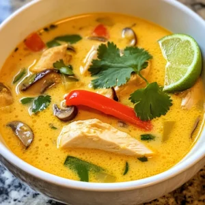 Thai Coconut Chicken Soup Simple and Flavorful Recipe