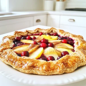 Cranberry Apple Galette Tasty Fall Dessert Recipe