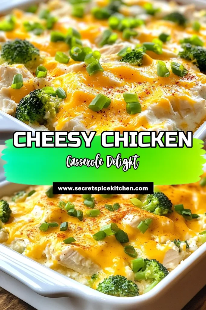 Looking for a delicious and healthy dinner idea? Try this low carb chicken casserole! Our cheesy chicken casserole recipe blends shredded chicken, creamy goodness, and nutritious cauliflower and broccoli for a satisfying meal. Perfect for keto diets, this creamy chicken casserole is not only easy to make but also family-friendly. Enjoy a guilt-free dinner tonight! Save this low carb chicken casserole for later! #LowCarb #KetoRecipes #HealthyEating #ChickenCasserole