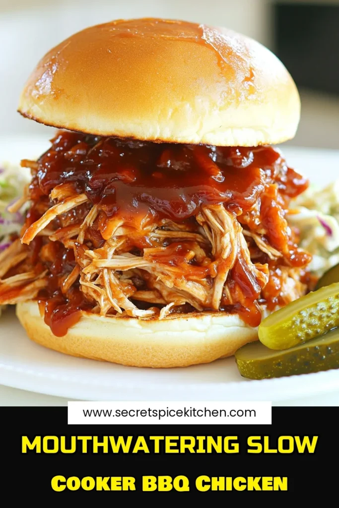 Savor the flavor with our Finger-Lickin' Slow Cooker BBQ Pulled Chicken! This easy recipe combines tender chicken breasts with a tangy BBQ sauce for a meal that's sure to impress. Perfect for weeknight dinners or gatherings, it's simple to prepare and packed with deliciousness. Click to explore the full recipe, tips for serving, and variations you can try! #SlowCookerRecipes #PulledChicken #BBQ #ComfortFood
