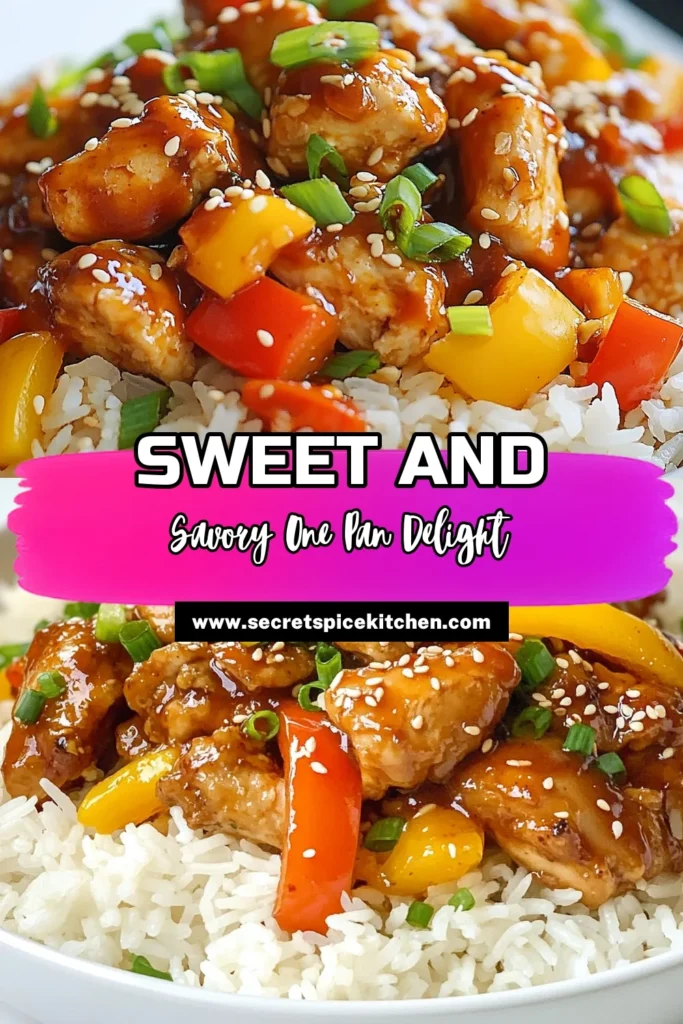 Discover this delicious Honey BBQ chicken recipe that brings together tender chicken and colorful veggies in one simple dish! This one-pan chicken rice is an easy chicken dinner option you'll love for quick weeknight meals. Perfect as a BBQ chicken casserole, it features juicy chicken thighs, aromatic spices, and a sweet honey-bbq sauce. Try it tonight and make mealtime effortless! Save this recipe for future dinners! #HoneyBBQChicken #OnePanChickenRice #EasyChickenDinner #QuickWeeknightMeals