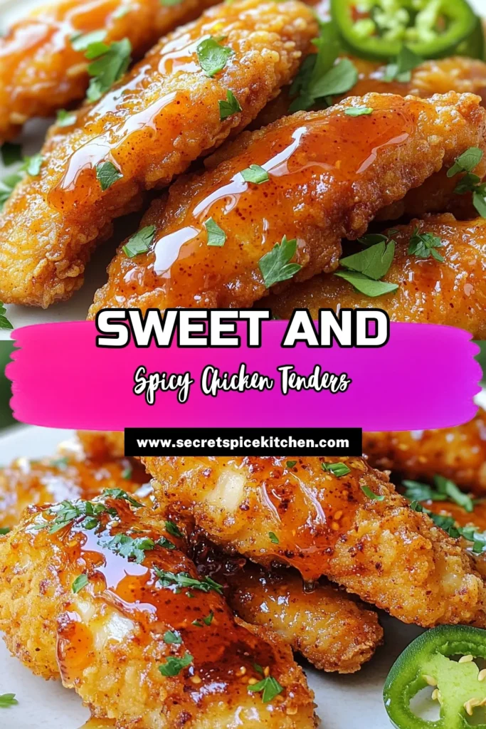 Craving a deliciously spicy twist? Try these Hot Honey Chicken Tenders that are sure to be a hit! Made with tender chicken, seasoned to perfection, and drizzled with a sweet and spicy hot honey sauce, this recipe is perfect for dinner or a party. Follow our simple steps to create a meal that everyone will love. Click through for the full recipe and spice up your cooking! #HotHoneyChicken #ChickenTenders #SpicyRecipes #FoodieFavorites