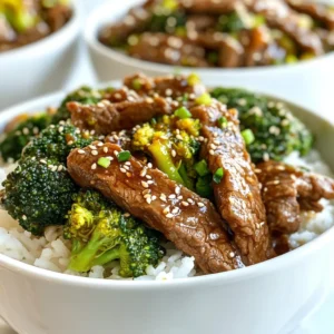 - 1.5 lbs beef sirloin, thinly sliced - 2 cups broccoli florets - 1 cup beef broth - 1/4 cup soy sauce (or tamari for a gluten-free option) - 1/4 cup oyster sauce - 2 tablespoons sesame oil - 3 cloves garlic, minced - 1 tablespoon fresh ginger, grated The key to this dish is the beef sirloin. It cooks well and stays tender. Broccoli adds color and crunch. The sauces bring flavor and depth to the meal. - 1 tablespoon cornstarch (optional for thickening) - 2 tablespoons water (if using cornstarch) - 1 tablespoon sesame seeds (for garnish) - Cooked rice or quinoa, for serving Cornstarch makes the sauce thicker. If you want a smoother sauce, use it. Sesame seeds add a nice touch on top. Rice or quinoa makes a great base for the dish. {{ingredient_image_1}} 1. Start by slicing the beef sirloin into thin strips. This helps it cook evenly and soak up the flavors. 2. Next, wash the broccoli florets. Make sure to cut them into bite-sized pieces. This makes them easy to eat and helps them cook well. 3. In your slow cooker, combine the sliced beef, beef broth, soy sauce, oyster sauce, sesame oil, minced garlic, and grated ginger. Mix everything well. You want every piece of beef coated in that flavorful sauce. 1. Cover the slow cooker. Set it on low and cook for 4 to 5 hours. This slow cooking makes the beef tender and juicy. 2. About 30 minutes before the end, add the broccoli florets to the slow cooker. Stir gently to coat the broccoli in sauce. This keeps the broccoli bright and slightly crisp. 3. If you like a thicker sauce, mix cornstarch with water in a small bowl. Pour this mixture into the slow cooker in the last 15 minutes of cooking. Stir well to combine and let it thicken. 4. Once done, carefully spoon the beef and broccoli over bowls of cooked rice or quinoa. This adds a nice base for the dish. 5. Finally, sprinkle sesame seeds on top for a lovely finish. Enjoy your meal! To ensure you have tender beef, choose a nice cut like sirloin. Slicing the beef thinly helps it cook evenly. When cooking, keep the slow cooker on low. This slow heat helps break down the meat, making it tender. For vibrant broccoli, add it later in the cooking process. I usually wait until the last 30 minutes. This keeps the broccoli bright green and crisp. If you add it too early, it can turn mushy. When thickening the sauce, use cornstarch if you want a richer texture. Mix one tablespoon of cornstarch with two tablespoons of water to make a slurry. Stir this into the slow cooker 15 minutes before serving. Serve your beef and broccoli over cooked rice or quinoa. Both options soak up the tasty sauce well. I recommend using deep bowls for serving. This way, you get a good amount of sauce with each bite. For a nice touch, sprinkle sesame seeds on top. It adds a lovely crunch and flavor. You can also provide chopsticks for a fun, authentic experience. Enjoy your meal! Pro Tips Choose the Right Cut: Using beef sirloin ensures a tender and flavorful dish; avoid tougher cuts that require longer cooking times. Marinate for Extra Flavor: If time allows, marinate the beef in soy sauce and sesame oil for 30 minutes before adding it to the slow cooker for enhanced flavor. Keep Broccoli Bright Green: Add the broccoli towards the end of the cooking time to maintain its vibrant color and crisp texture. Thickening Tips: For a richer sauce, remember to mix the cornstarch with cold water before adding it to the slow cooker to prevent clumping. {{image_2}} You can easily make this dish gluten-free. Instead of regular soy sauce, use tamari. Tamari gives a nice flavor without gluten. You can also swap out the oyster sauce with a gluten-free version. This keeps the dish tasty for everyone. If you want to change the veggies, broccoli is not the only choice. You can try bell peppers, snap peas, or carrots. These alternatives add color and crunch. They also give a fresh taste to the meal. Adding spices can elevate your beef and broccoli. Try adding hoisin sauce for a sweet twist. A splash of sriracha can bring heat if you like spice. You can also sprinkle in some red pepper flakes for extra flavor. If you want to change the protein, beef isn’t your only option. Chicken works great in this recipe. Cut it into thin strips, just like the beef. Tofu is another good choice for a vegan option. It soaks up all the tasty sauce, making it a hearty meal. To store your beef and broccoli, let it cool first. Place the food in airtight containers. This helps keep the meal fresh. For the fridge, use glass or plastic containers with tight lids. They keep the flavors locked in. Make sure to eat leftovers within three to four days for the best taste. When reheating, use low heat to keep the beef tender. You can use a microwave or a stovetop. If using a microwave, cover the dish to avoid dryness. Add a splash of water or broth to keep it moist. For freezing, place leftovers in freezer-safe bags or containers. Store them for up to three months for best quality. Remember to label them with the date for easy tracking. How long does it take to cook beef and broccoli in a slow cooker? It takes about 4 to 5 hours on low heat. The beef will become very tender. The broccoli should be added in the last 30 minutes. This timing keeps the broccoli bright and crisp. Can I prepare this recipe ahead of time? Yes, you can prep ingredients the night before. Just combine the beef and sauces in the slow cooker. Store the broccoli separately. Add it when you start cooking. Can I use frozen broccoli instead of fresh? You can use frozen broccoli. Just remember it may cook faster. Add it later in the cooking time. This way, it stays green and tasty. Is soy sauce necessary for this recipe? Soy sauce adds flavor, but it is not a must. You can use tamari for gluten-free or coconut aminos for a different taste. Adjust the amount based on your preference. Is this slow cooker beef and broccoli recipe low-carb? This recipe can be low-carb if served without rice. The beef and broccoli provide protein and fiber. You can enjoy it as a standalone dish. Can this dish be made in a healthy way? Yes, use lean beef and low-sodium sauces. You can also add more veggies. Try bell peppers or snap peas for added nutrition. This slow cooker beef and broccoli recipe is easy and delicious. You learned about the main ingredients, preparation steps, and cooking tips. I shared storage tips and answered common questions. Feel free to mix it up with different sauces and vegetables. Enjoy your meal with rice or quinoa. Experimenting can make your dish even better. Now, you have a solid recipe to impress friends and family. Happy cooking!