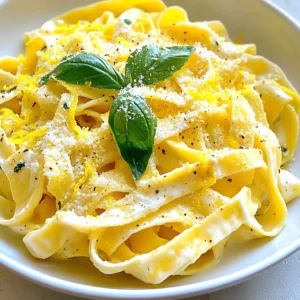 Creamy Lemon Pasta for Two Simple and Tasty Dish