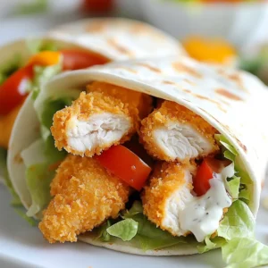 Extra Crispy Chicken Wraps Simple and Tasty Recipe