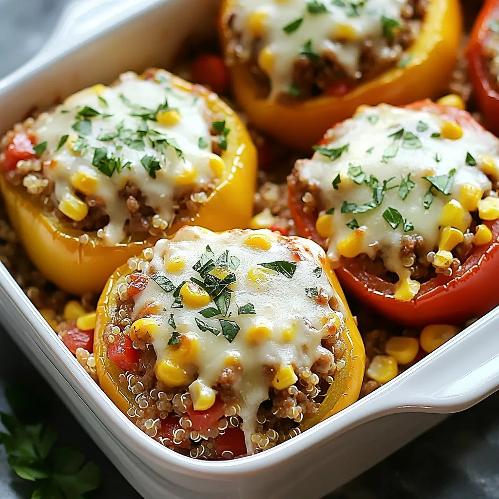 Stuffed Bell Pepper Casserole Simple and Tasty Recipe