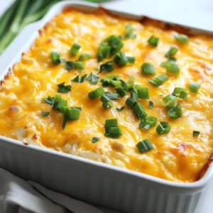 - 2 cups shredded cooked chicken - 8 oz cream cheese, softened - 1/2 cup buffalo sauce (adjust to taste) - 1 cup shredded cheddar cheese - 1/2 cup sour cream - 1/4 cup green onions, chopped - Salt and pepper to taste Gathering the right ingredients is key to a great Keto Buffalo Chicken Dip. Start with cooked chicken, which you can shred yourself or buy pre-cooked. I often use rotisserie chicken for convenience. Next, make sure your cream cheese is softened. This helps it mix well with other ingredients. For the buffalo sauce, you can choose your favorite brand or even make your own. Adjust the amount based on how spicy you like it. Cheddar cheese adds a rich flavor and creamy texture. The sour cream makes the dip smooth and adds a nice tang. Finally, green onions give a fresh crunch and bright color. - Calories per serving: 220 - Carbohydrates per serving: 3g - Protein: 20g, Fat: 15g Each serving of this dip packs a punch in flavor and nutrition. With only 3 grams of carbs, it fits perfectly into a keto diet. You also get a good amount of protein and healthy fats, which help keep you full. This dip is not just tasty; it&rsquo;s a smart choice too! {{ingredient_image_1}} - First, preheat your oven to 350&deg;F (175&deg;C). This will help cook the dip evenly. - In a large mixing bowl, take the softened cream cheese and buffalo sauce. Mix them until smooth. This makes a tasty base. - Next, add the shredded chicken, sour cream, and half of the cheddar cheese to the bowl. Stir until it blends well. - Season the mix with salt and pepper to taste. This adds flavor. - Now, transfer the dip into a baking dish. Spread it out evenly. - Sprinkle the rest of the cheddar cheese on top. This will create a nice cheesy crust. - Bake in the oven for 20-25 minutes. Look for it to be bubbly and the cheese to be melted. - Once it&rsquo;s out of the oven, garnish with chopped green onions. They add a fresh touch. - Let the dip cool slightly before serving. This makes it easier to scoop. To get the best flavor, adjust the buffalo sauce to your taste. Start with half a cup, then add more if you want it spicier. This dip should match your heat level. It&rsquo;s all about your preference! Make sure your cream cheese is softened. Cold cream cheese clumps and won&rsquo;t mix well. Leave it out for about 30 minutes before you start. You can also microwave it for about 15 seconds. This helps you mix everything smoothly. Serve this dip with fresh sides for a great experience. Celery sticks and cucumber slices add crunch. Low-carb tortilla chips are perfect too. They hold up well to the creamy dip. For a fun presentation, arrange the sides around the dip. Use a colorful plate or dish. This makes it look more inviting. You can also sprinkle some extra green onions on top for a pop of color. Pro Tips Adjust the Heat: If you prefer a milder dip, reduce the amount of buffalo sauce or choose a milder variety. Make it Ahead: This dip can be prepared a day in advance. Just store it in the fridge and bake it when you're ready to serve. Experiment with Cheese: Try different types of cheese like pepper jack or mozzarella for a unique flavor twist. Garnish Creatively: Besides green onions, consider adding crumbled bacon or chopped cilantro for an extra layer of flavor. {{image_2}} You can switch up the cheese in this dip. Blue cheese adds a sharp taste. It pairs well with the spicy buffalo sauce. Mozzarella gives a milder flavor and a stretchy texture. Both options work well, so choose what you like best! Want to mix things up? You can add veggies like spinach or bell peppers. These add color and nutrients. You might also try spices like garlic powder or onion powder. A little heat from cayenne pepper can give it a nice kick! Do you prefer a milder dip? You can reduce the buffalo sauce. Start with 1/4 cup and taste as you go. If you love heat, feel free to add more. You can also include hot sauce on the side for guests to choose. This way, everyone gets their perfect flavor! After you enjoy your Keto Buffalo Chicken Dip, store any leftovers in a tight container. Make sure to let the dip cool to room temperature first. Place the dip in the fridge. It will stay fresh for up to five days. When you want to eat it again, just pull it out and warm it up. To reheat the dip, use the oven or microwave. For the oven, preheat it to 350&deg;F (175&deg;C). Place the dip in a baking dish and cover it with foil. Heat for about 15 to 20 minutes. In the microwave, use a microwave-safe bowl. Heat it in short bursts, stirring in between. This keeps the dip smooth and tasty. Yes, you can freeze this dip! To freeze, let it cool completely. Then, put it in a freezer-safe container. Make sure it is sealed well to avoid freezer burn. You can freeze it for up to three months. When you're ready to eat it, thaw it in the fridge overnight. Reheat it as mentioned above for the best results. Yes, Keto Buffalo Chicken Dip is quite healthy. It has low carbs and high protein. Here are the nutritional benefits of the ingredients: - Shredded cooked chicken: Great source of protein. It helps build muscle and keeps you full. - Cream cheese: Adds creaminess and healthy fats. It makes the dip rich and satisfying. - Buffalo sauce: Low in calories but packs flavor. It gives the dip a nice kick without extra carbs. - Cheddar cheese: Loaded with calcium and protein. It enhances taste and texture. - Sour cream: Adds creaminess and helps with digestion. It also balances the spice from the buffalo sauce. - Green onions: They add flavor and vitamins. They also make the dip look fresh and colorful. Yes, you can make this dip in advance. Here are some meal prepping suggestions: - Prepare the dip: Mix all the ingredients and place them in a baking dish. Cover it tightly with foil or plastic wrap. - Store in the fridge: Keep it in the fridge for up to two days before baking. This saves time on busy days. - Bake before serving: When ready, just pop it in the oven. Bake at 350&deg;F for about 20-25 minutes until bubbly. If you want a change, you can use other proteins. Here are some alternatives: - Shredded turkey: Works great if you have leftovers. It has a similar taste and texture. - Ground beef or turkey: Cook it before adding to the dip. It gives a different but tasty flavor. - Pulled pork: A fun twist! It adds a sweet and smoky taste. - Chopped vegetables: For a vegetarian option, add cauliflower or zucchini. They absorb flavors well and keep it low-carb. This blog post covers a tasty buffalo chicken dip recipe, easy to follow and delicious. We shared ingredients, step-by-step instructions, and helpful tips for perfecting your dip. You can adjust spice levels and even try different cheeses. Storage and reheating ideas make it easy to enjoy leftovers. This dip is fun for any gathering and can fit various diets. Dive in, make this dip, and impress your guests with its flavor!