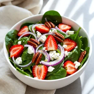 Strawberry Spinach Poppy Seed Salad Fresh Delight