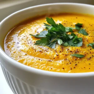 Carrot Lentil Soup Flavorful and Nutritious Recipe