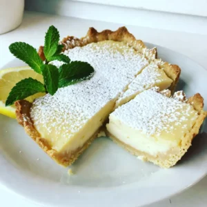 To make these Greek Yogurt Lemon Bars, gather the following items: - 1 cup all-purpose flour - 1/4 cup powdered sugar - 1/2 cup unsalted butter, softened - 1/2 cup granulated sugar - 2 large eggs - 1 cup Greek yogurt (the thicker, the better) - 1/4 cup fresh lemon juice - Zest of 1 lemon - 1 teaspoon vanilla extract - 1 tablespoon cornstarch - Pinch of salt You can swap some ingredients if you need. Here are a few ideas: - Use whole wheat flour for more fiber. - Coconut sugar can replace granulated sugar for a healthier option. - Substitute egg with 1/4 cup unsweetened applesauce for a vegan version. - Greek yogurt can be replaced with dairy-free yogurt if needed. These lemon bars are not just tasty; they also pack a nutritional punch. Each serving (1 bar) contains: - Calories: 150 - Protein: 3g - Carbohydrates: 20g - Dietary Fiber: 1g - Sugars: 10g - Fat: 7g - Saturated Fat: 4g These values can change based on your substitutions. Enjoy a sweet treat that is also somewhat healthy! {{ingredient_image_1}} First, we need to prepare the crust. Start by preheating your oven to 350&deg;F (175&deg;C). Take an 8x8-inch baking pan and grease it or line it with parchment paper. This helps with easy removal later. In a mixing bowl, combine 1 cup of all-purpose flour and 1/4 cup of powdered sugar. Next, add 1/2 cup of softened unsalted butter. Mix this until it looks crumbly. Now, press this mixture evenly into the bottom of your prepared pan. This will be your crust. Now, let&rsquo;s make the lemon filling. In a large bowl, whisk together 1/2 cup of granulated sugar and 2 large eggs. Blend them well until mixed. Then add 1 cup of Greek yogurt, 1/4 cup of fresh lemon juice, and the zest of 1 lemon. Don&rsquo;t forget to include 1 teaspoon of vanilla extract, 1 tablespoon of cornstarch, and a pinch of salt. Mix everything until it&rsquo;s smooth and creamy. This mixture will give your bars a delicious lemon flavor. Now it&rsquo;s time to bake! Pour the lemon filling over the crust you just made. Spread it evenly across the top. Place the baking pan back into the oven. Bake for another 20-25 minutes. You want the filling to be set and slightly firm to the touch. After baking, take the pan out and let it cool at room temperature. For the best taste, chill the bars in the refrigerator for at least 2 hours before slicing. When serving, dust the top with more powdered sugar for a lovely finish. Enjoy your zesty treat! To get the best lemon taste, use fresh lemons. Fresh juice makes a big difference. The zest adds a burst of flavor too. Grate the yellow part of the lemon peel, avoiding the white. The white part is bitter and can ruin the taste. Mix the juice and zest well into the filling. This ensures each bite is zesty and bright. One common mistake is not cooling the crust enough. If the crust is hot, the filling can melt. Always let the crust cool slightly before adding the lemon mixture. Another mistake is overbaking. Keep an eye on the bars as they bake. They should be set but still jiggle slightly in the center. Finally, don't skip dusting with powdered sugar. It makes the bars look pretty and tastes sweet against the tart lemon. Serve these lemon bars chilled for the best taste. Placing them on a decorative plate makes for a lovely display. Garnish each bar with a slice of lemon or a sprig of mint. This adds color and freshness. For a fun twist, serve them with whipped cream or a scoop of vanilla ice cream. Enjoying these bars at a picnic or party will surely impress your guests! Pro Tips Use Fresh Lemons: For the best flavor, always opt for fresh lemons instead of bottled lemon juice. The zest and juice from fresh lemons will elevate the taste of your lemon bars. Chill for Perfect Texture: Allow the bars to chill in the refrigerator for at least 2 hours before slicing. This will help them set properly and make them easier to cut into clean squares. Adjust Sweetness: If you prefer a sweeter bar, feel free to increase the granulated sugar in the filling. Just be cautious not to overdo it, as it can alter the texture. Presentation Matters: Dusting the top with powdered sugar before serving not only enhances the visual appeal but also adds a touch of sweetness. Consider garnishing with fresh mint or additional lemon slices for a beautiful presentation. {{image_2}} You can add fun flavors to your lemon bars. Try adding a splash of raspberry or blueberry puree to the lemon filling. This gives a colorful twist and a burst of fruity taste. You can also mix in some fresh herbs like basil or thyme for a unique flavor. These herbs pair well with lemon and add a fresh note. Want to make your lemon bars a bit healthier? You can swap the all-purpose flour for almond flour. This change gives a nutty flavor and adds healthy fats. You can also use honey or maple syrup instead of granulated sugar. This makes the bars naturally sweet and adds a richer taste. If you want to boost protein, use Greek yogurt with higher protein content. To make these lemon bars gluten-free, use gluten-free all-purpose flour. This helps keep the texture similar to regular flour. You can find blends that work well in baking. Make sure to check the labels for any added ingredients that may contain gluten. Enjoy these lemon bars without worry about gluten! Once your lemon bars are cool, slice them into squares. Place them in an airtight container. You can keep them in the fridge for up to a week. This keeps them fresh and tasty. Make sure to layer parchment paper between bars. This prevents them from sticking together. You can freeze lemon bars for later too! Wrap each bar in plastic wrap tightly. Then, place them in a freezer-safe bag. They will stay good for about three months in the freezer. When you're ready to eat, just take out the bars and let them thaw in the fridge. If you want to enjoy warm lemon bars, reheat them in the oven. Set it to 300&deg;F (150&deg;C). Place the bars on a baking sheet for about 10 minutes. This warms them up without drying them out. Enjoy them warm or cold; either way, they taste great! Yes, you can use non-fat Greek yogurt. It will still give you great flavor. The texture may be less creamy than whole or full-fat yogurt. This change can make your bars a bit lighter. Just ensure you mix it well to keep a smooth filling. These lemon bars can last about five days in the fridge. Keep them in an airtight container. If you want them to last longer, you can freeze them. Just wrap them tightly in plastic wrap and aluminum foil. They can stay fresh for up to three months in the freezer! If you need an egg substitute, try using flaxseed meal or applesauce. Mix 1 tablespoon of flaxseed with 2.5 tablespoons of water. Let it sit for a few minutes to thicken. You can also use 1/4 cup of unsweetened applesauce for each egg. These options work well and keep your bars moist. This blog post gave you all the details on making lemon bars. We covered the right ingredients, step-by-step baking, and tips for success. I also shared tasty variations and storage tips to keep your bars fresh. Each point helps you create a perfect treat, whether for a snack or a special event. I hope you feel ready to bake and enjoy these delicious lemon bars!