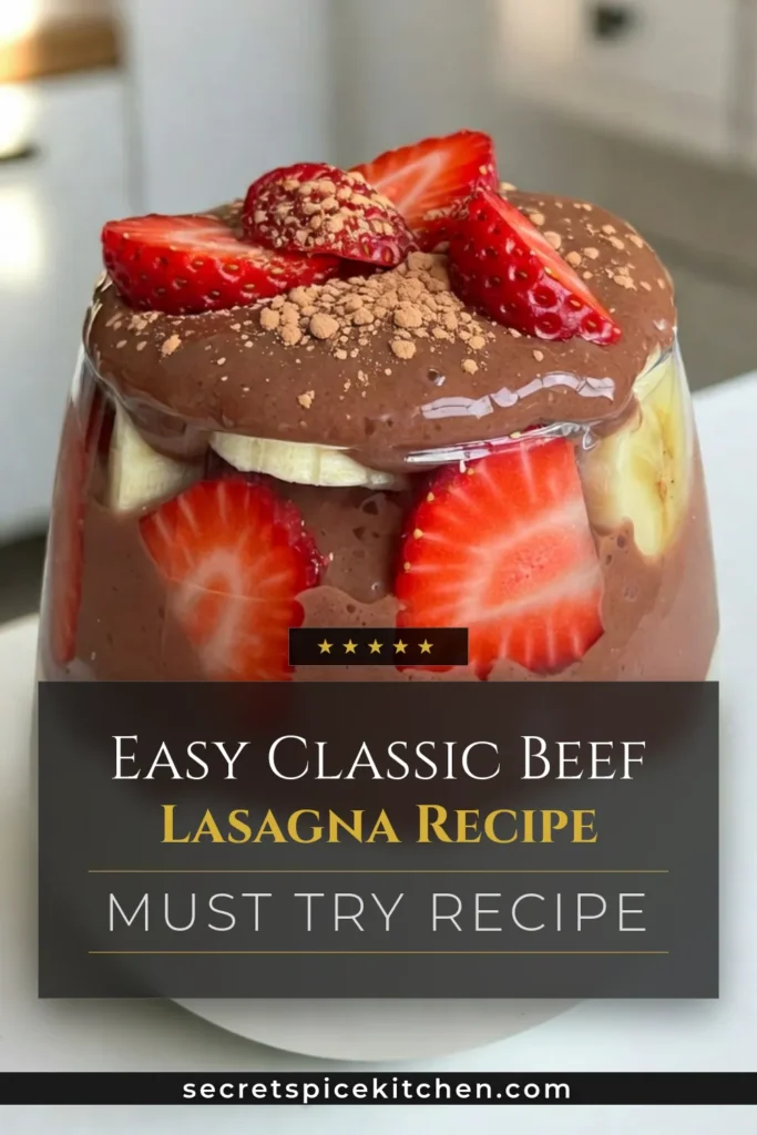 Indulge in this delicious chocolate-covered strawberry smoothie, the perfect blend of fresh strawberries and creamy banana. This healthy smoothie recipe incorporates unsweetened cocoa powder and almond milk for a nutritious twist. It’s easy to make and perfect for breakfast or a snack. Try this refreshing cocoa powder smoothie today and experience ultimate indulgence. Save this recipe for your next smoothie craving! #HealthySmoothieRecipes #StrawberryBananaSmoothie #CocoaPowderSmoothie #AlmondMilkSmoothie