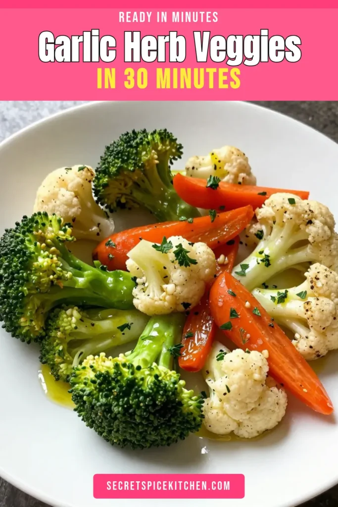 Discover the joy of cooking with this healthy roasted veggie recipe featuring flavorful garlic herb roasted vegetables. This easy vegetable side dish combines oven roasted mixed vegetables like broccoli, cauliflower, bell peppers, and carrots, all tossed in a delicious vegan garlic herb recipe. Perfect for any meal! Try it today and elevate your dining experience. Save this recipe for your next family dinner! #HealthyEating #VeganRecipes #RoastedVegetables #EasyCooking