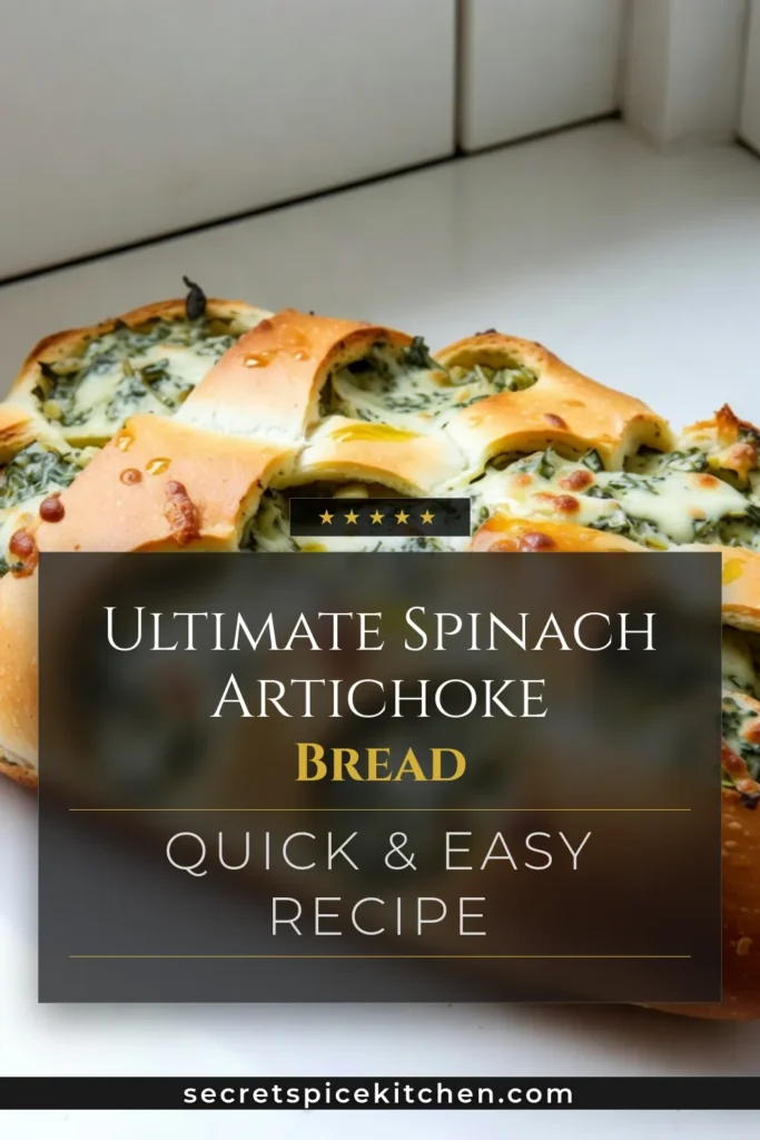 Indulge in the ultimate party treat with this Spinach Artichoke Dip Pull-Apart Bread! This delicious pull-apart sourdough recipe is stuffed with a creamy spinach dip appetizer that will leave your guests craving more. Perfect for game nights or gatherings, this baked spinach artichoke bread combines cheesy goodness with a fun, shareable style. Save this recipe now and impress everyone at your next event! #SpinachArtichokeDipBread #CheesyPullApartBread #AppetizerRecipes #SourdoughBaking