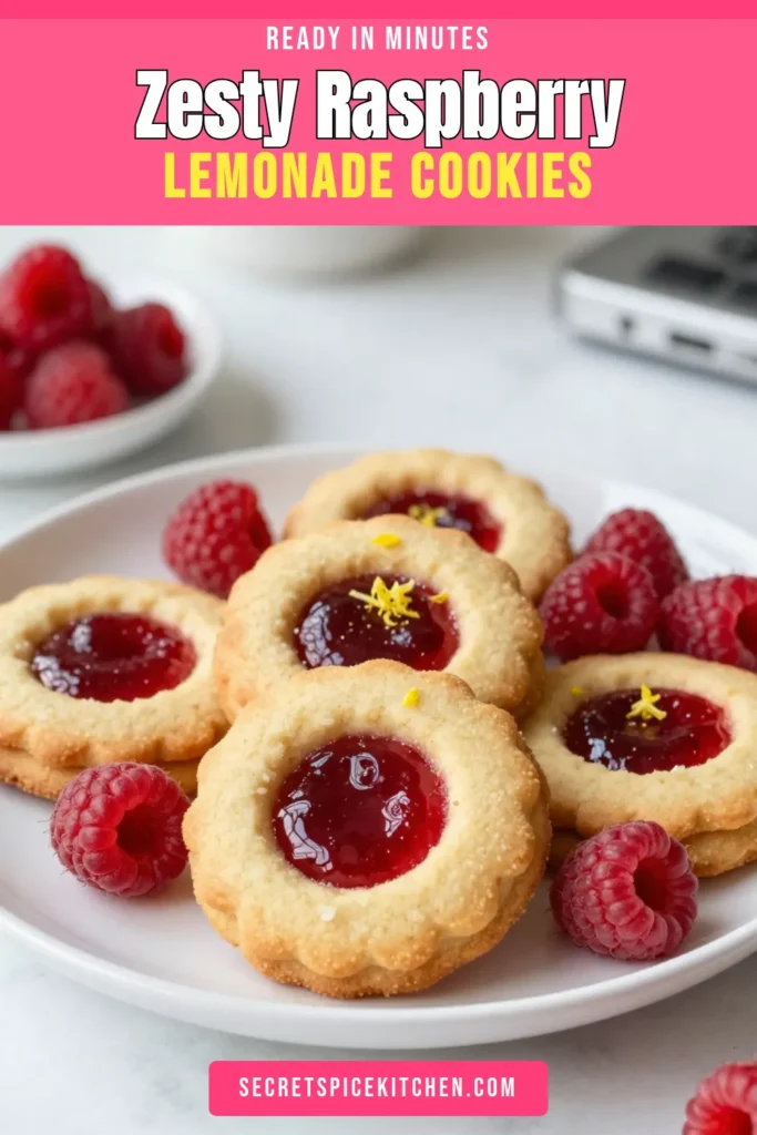 Indulge in the delightful flavor of Raspberry Lemonade Thumbprint Cookies, a perfect treat for any occasion! This simple thumbprint cookie recipe combines sweet raspberry preserves and zesty lemon for an irresistible dessert. Enjoy these easy raspberry cookies that are sure to impress family and friends. Try making your own homemade thumbprint cookies today! Don't forget to save this pin for later! #RaspberryLemonadeCookies #ThumbprintCookies #LemonRaspberryDesserts #EasyRaspberryCookies