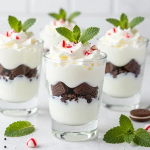 Peppermint Trifle Cups Festive and Delicious Dessert