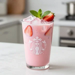 To make the Copycat Starbucks Pink Drink, you will need the following ingredients: - 1 cup coconut milk (canned or carton) - 1 cup strawberry acai concentrate - 1 cup water - 1 cup fresh strawberries, sliced - 1 cup ice cubes - &frac12; teaspoon vanilla extract - 1 tablespoon honey or agave syrup (optional, to taste) - Fresh mint leaves for garnish (optional) If you want to change some ingredients, here are my suggestions: - For a lighter taste, use almond milk instead of coconut milk. - Any berry juice can replace strawberry acai concentrate. - Use plain water or sparkling water as a base. - Try honey, agave syrup, or maple syrup for sweetness. - If you don&rsquo;t have fresh strawberries, frozen ones work too. The quality of your ingredients makes a big difference. Here are some tips: - Choose full-fat coconut milk for a creamier drink. - Use 100% pure strawberry acai concentrate for the best flavor. - Pick ripe, sweet strawberries for slicing. They should be firm and bright red. - Fresh mint leaves should be vibrant and fragrant. This adds a lovely touch. By focusing on these details, you make a drink that tastes like summer. Enjoy every sip! {{ingredient_image_1}} To start, gather your ingredients. You will need coconut milk, strawberry acai concentrate, water, and vanilla extract. In a large pitcher, mix 1 cup of coconut milk with 1 cup of strawberry acai concentrate. Add 1 cup of water and &frac12; teaspoon of vanilla extract. Stir well until everything blends nicely. This mixture is the base of your Pink Drink. Next, taste it. If you want it sweeter, add 1 tablespoon of honey or agave syrup. Stir again to combine. Now, let&rsquo;s build our drink! Take a glass and add a layer of ice cubes at the bottom. Fill the glass about &frac34; full with your mixture. Make sure the ice is nice and cold. Then, add 1 cup of sliced fresh strawberries on top. This adds flavor and makes it look pretty. Gently stir the drink to mix in the strawberries. This helps the flavors blend well. For a special touch, consider adding fresh mint leaves on top. They will brighten up the drink and add a nice aroma. Serve immediately for the best taste. This drink is perfect for summer days or whenever you need a refreshing treat. Enjoy every sip of your Copycat Pink Drink! You can make this drink your own. Try adding different fruits like raspberries or blueberries. You can also mix in some pineapple juice for a tropical twist. If you want a sweeter drink, add more honey or agave syrup. For a creamier texture, use full-fat coconut milk. Experiment with flavors until you find your favorite blend. This recipe is already dairy-free with coconut milk. If you want to boost the flavor, use almond or oat milk instead. Both options keep it vegan and add a nice taste. Check the vanilla extract and sweetener to ensure they are also vegan-friendly. Store any leftover drink in the fridge for up to two days. Keep it in a sealed container to maintain freshness. If the drink separates, just give it a good shake before serving again. For longer storage, freeze the mixture in ice cube trays. This way, you can enjoy your Copycat Pink Drink anytime! Pro Tips Use Fresh Ingredients: Fresh strawberries enhance the flavor and make your drink visually appealing. Opt for ripe strawberries for the best taste. Chill Your Coconut Milk: For a colder drink, refrigerate your coconut milk before use. This will help keep your drink refreshing on hot days. Adjust Sweetness: The sweetness of the drink can be tailored to your preference. Start with a small amount of honey or agave syrup and adjust as needed. Add a Splash of Citrus: A dash of lemon or lime juice can brighten the flavors of your Pink Drink, giving it an extra layer of freshness. {{image_2}} You can change the fruit in your Pink Drink. This lets you mix flavors. Try adding mango, blueberries, or raspberries. Each fruit gives a unique taste. For a tropical twist, use pineapple. It pairs well with coconut milk. You can even add a splash of lemon for brightness. If you want a lighter drink, swap coconut milk for almond milk. It cuts calories while keeping flavor. You can also reduce the honey or agave syrup. Use just a teaspoon for sweetness. Another option is to skip it altogether. The fruit adds natural sweetness, too. Seasonal fruits can make your drink special. In spring, use fresh mint or peaches. In summer, try watermelon or cherries. Fall calls for apple slices and a hint of cinnamon. Winter can bring in pomegranate seeds for color and taste. Each season offers a way to change your drink! To store any leftover Copycat Starbucks Pink Drink, pour it into an airtight container. Seal it tightly and keep it in the fridge. Use the drink within two days for the best taste. If you notice any separation, just give it a good stir before serving again. You can freeze this drink if you want to save it for later. Pour the mixture into ice cube trays or a freezer-safe container. Leave some space for expansion. The drink can last up to a month in the freezer. When you are ready to enjoy it, let it thaw in the fridge overnight. You do not need to reheat this drink. It is best enjoyed cold. If you prefer it icy, blend the thawed mixture with some fresh ice cubes. This will give you a nice, slushy texture. Enjoy the refreshing flavors just like you made it fresh! The original Starbucks Pink Drink has a few key ingredients. It is made with coconut milk, strawberry acai concentrate, water, and fresh strawberries. You can also find ice cubes in the drink. The mix creates a sweet and fruity flavor that many love. It is a refreshing choice, especially on hot days. Yes, you can use frozen strawberries in your Copycat Pink Drink. Frozen strawberries will give you a nice chill. They also add a fruity flavor to the drink. Just make sure to blend them well. The texture might be thicker, but it will still taste great. The Copycat Pink Drink lasts about 2-3 days in the fridge. Store it in a sealed container to keep it fresh. Before drinking, give it a good shake. The ingredients may separate, but it's easy to mix them back together. This article covered everything you need to know about making the perfect pink drink. We discussed the key ingredients, helpful tips, and variations to inspire your creativity. Remember, you can customize it to fit your taste or dietary needs. Proper storage ensures your drink stays fresh for longer. So, try out these ideas and make your own delicious version. Enjoy crafting your pink drink, and share it with friends for a refreshing treat!