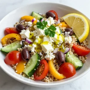 Mediterranean Quinoa Salad Fresh and Healthy Delight